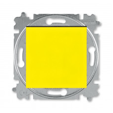 ABB EPJ Levit жёлтый / дымчатый чёрный Выключатель1-клавишный
