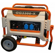 Генератор бензиновый 9.9 кВт  380 В электро стартер РИГ GG 10000-X3 